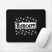 Bobcats Maskottchen Schulgeist Männer Frauen Leopa Mousepad (Mit Mouse)