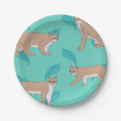 Bobcats Pappteller (Vorderseite)