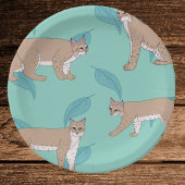 Bobcats Pappteller