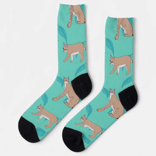 Bobcats Socken (Linkes Detail)