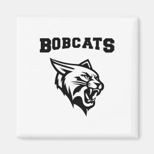 Bobcats Sport mit Mascot Aufkleber Magnet