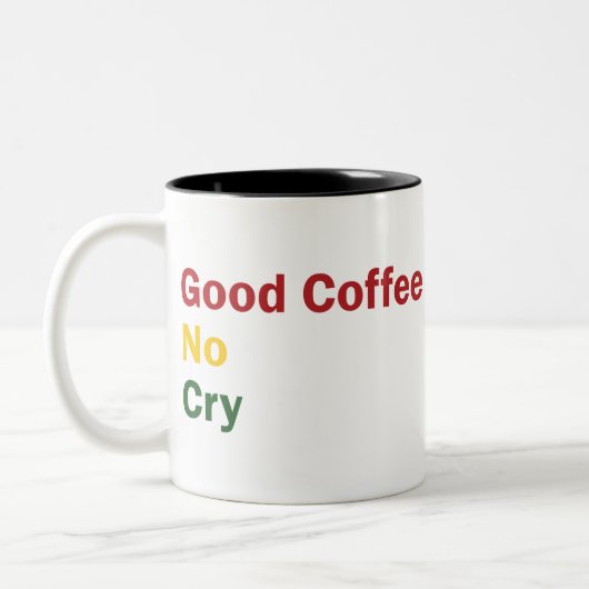BobCoffee Zweifarbige Tasse (Links)