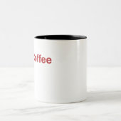 BobCoffee Zweifarbige Tasse (Mittel)