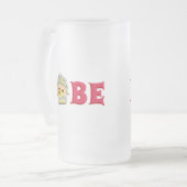 Bobe Mattglas Bierglas (Vorderseite Links)