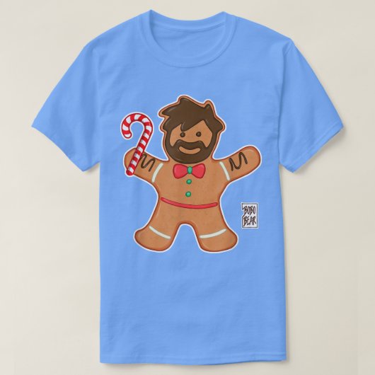 Bobo Bear - Lebkuchenbär - Weihnachten T-Shirt (Design vorne)