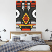 Bobo Bwa Tribal Leinwanddruck (Insitu (Schlafzimmer))