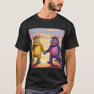 Bobo und Zippy: Helle Freunde in einer Monsterwelt T-Shirt