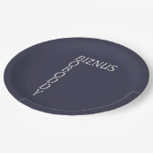 BOBODDY - Creed ist der glänzende Moment vom Büro! Pappteller (Schrägansicht)