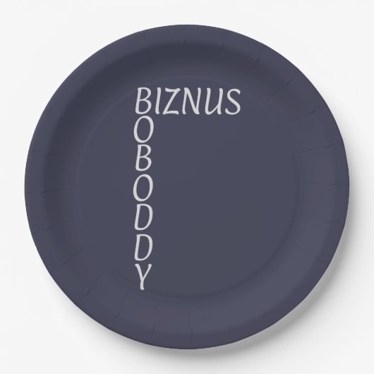 BOBODDY - Creed ist der glänzende Moment vom Büro! Pappteller (Vorderseite)