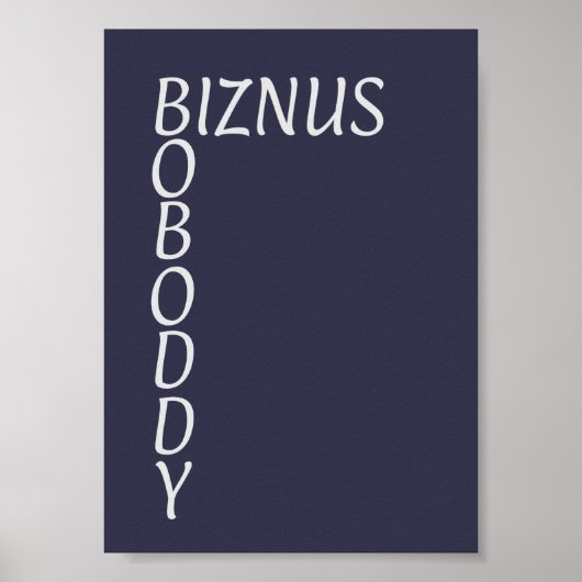 BOBODDY - Creed ist der glänzende Moment vom Büro! Poster (Vorne)