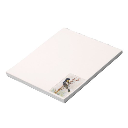 Bobolink Bird Notepad Notizblock (Rotiert)