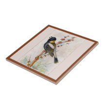 Bobolink Large Bird Keramik Tile