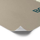 Bobolink Migration Map - Minimalistisch Vintag Poster (Ecke)