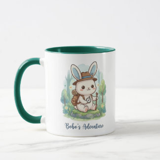 Bobo's Abenteuer-Hasen-Kaffeetasse - süß und Kawai Tasse