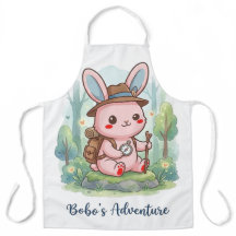 Bobo's Abenteuer-Hasen-Küchenschürze - süß und Kaw