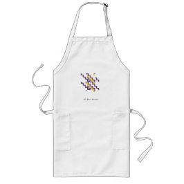 Bobos Sunset Glitch Lange Schürze