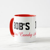 Bobs Arm Candy Rote Tasse (Vorderseite Links)