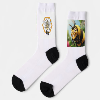Bob's Bees Evil Smile Bee Sokken Socken