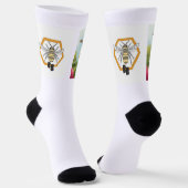 Bob's Bees Evil Smile Bee Sokken Socken (Gewinkelt)