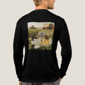 Bob's Bees Men's T-shirt Long sleeves Tri-Blend Shirt (Rückseite)