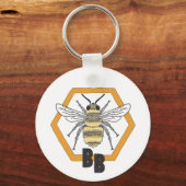 Bob's Bees Sleutelhanger Evil Smile Bee Schlüsselanhänger (Rückseite)