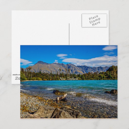 Bobs Bucht, Neuseeland Postkarte (Vorne/Hinten)