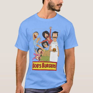 Bobs Burgers Family Shot Teddy Logo T-Shirt