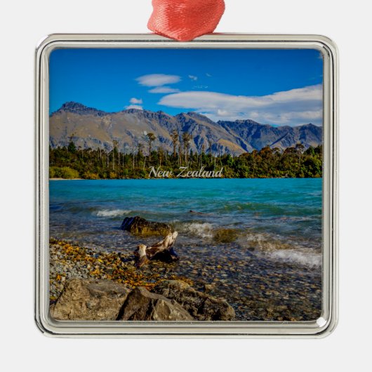 Bobs Cove, Neuseeland Ornament Aus Metall (Vorne)