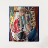 Bobs Fleisch fressende Infektion got ihm das Beste Wandteppich (Vorderseite)