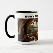 Bobs Morgen Java Personalisiert anpassbar Tasse (Links)