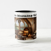 Bobs Morgen Java Personalisiert anpassbar Tasse (Zentrum)