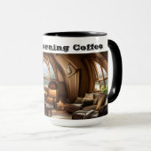 Bobs Morgen Java Personalisiert anpassbar Tasse (VorderseiteRechts)