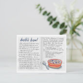 Bobs Postkarte für das Rezept (Stehend Vorderseite)