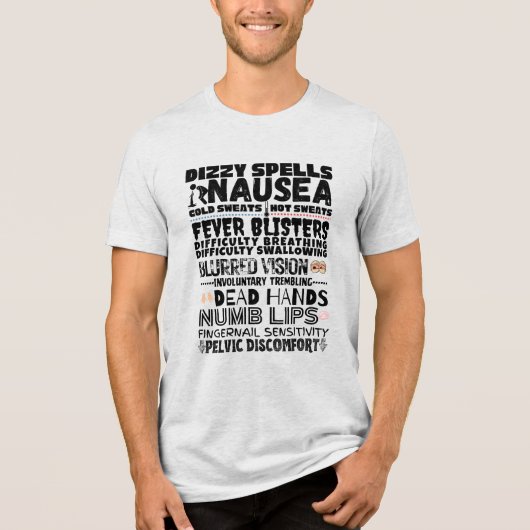 Bobs Symptome Tri-Blend Shirt (Vorderseite)