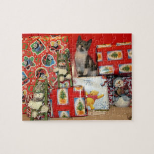 Bobs Weihnachtspuzzle - Katze / Kätzchen Puzzle