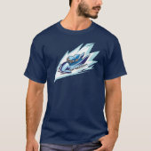 Bobsled Anime Style Illustration Winterspiele T-Shirt (Vorderseite)