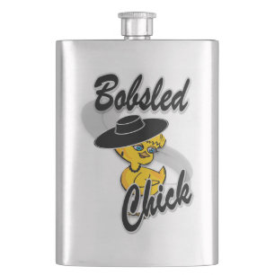 Bobsled Chick #4 Flachmann