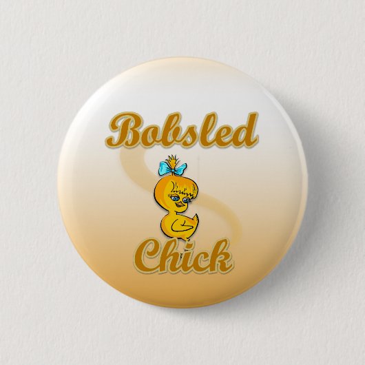 Bobsled Chick Button (Vorderseite)