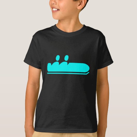Bobsled - Cyan T-Shirt (Vorderseite)