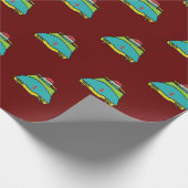 Bobsled Geschenkpapier (Ecke)