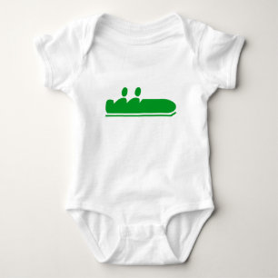 Bobsled - Gras grün Baby Strampler