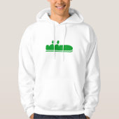 Bobsled - Gras grün Hoodie (Vorderseite)