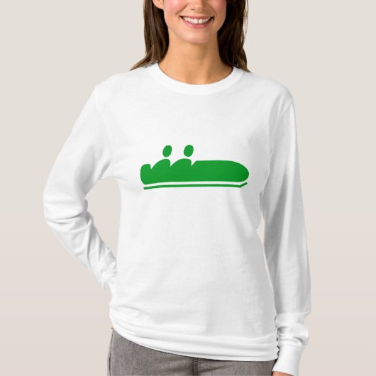 Bobsled - Gras grün T-Shirt (Vorderseite)
