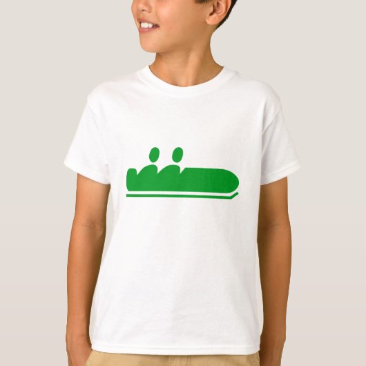 Bobsled - Gras grün T-Shirt (Vorderseite)