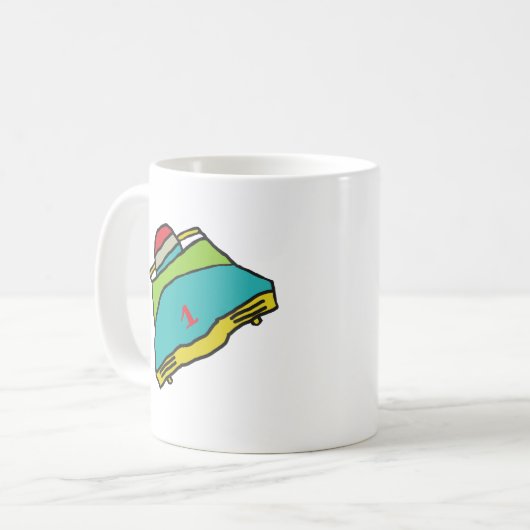 Bobsled Kaffeetasse (Vorderseite Links)
