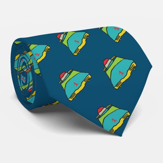 Bobsled Krawatte (Gerollt)