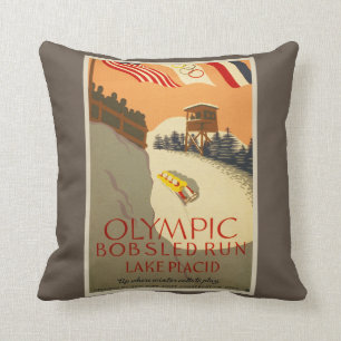 Bobsled-Lauf, Lake Placid 1932 Kissen