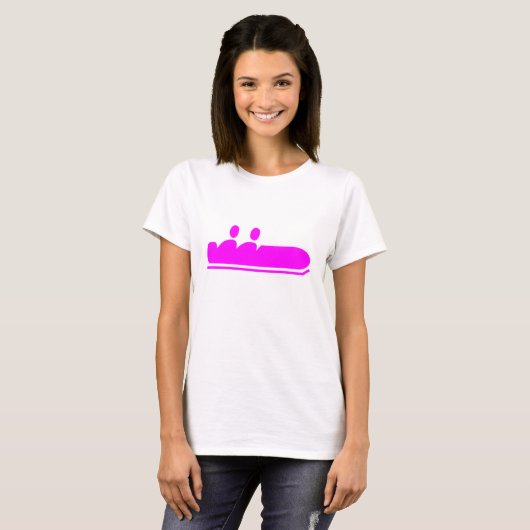 Bobsled - Magenta T-Shirt (Vorne ganz)