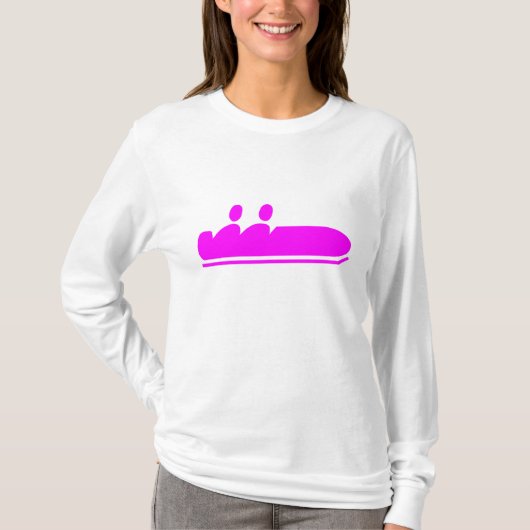 Bobsled - Magenta T-Shirt (Vorderseite)