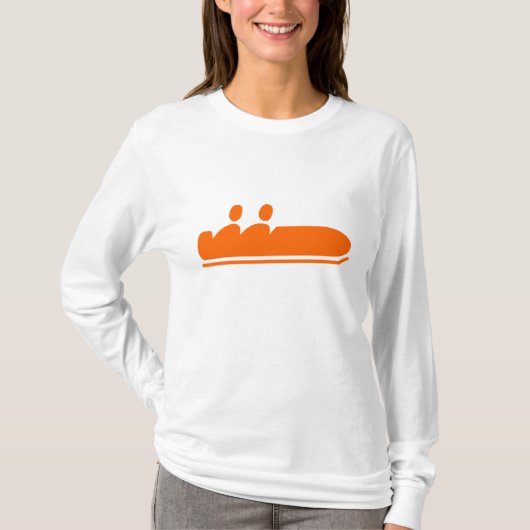 Bobsled - Orange T-Shirt (Vorderseite)